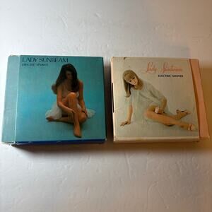 Set 2 Vintage Lady Sunbeam Electric Shavers 1970s 1980s